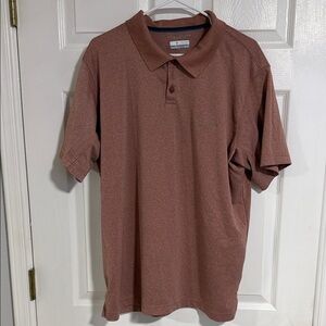 Columbia Men's Polo Shirt in Rust